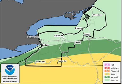 Risk of severe weather across portions of WNY | Chautauqua Today