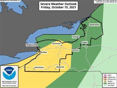 WNY under slight risk for severe weather | Chautauqua Today