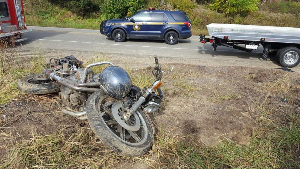 Motorcyclist Seriously Injured in Crash Near Jamestown Chautauqua Today