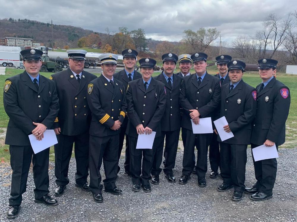 Jamestown Firefighters New Graduates of NYS Fire Academy