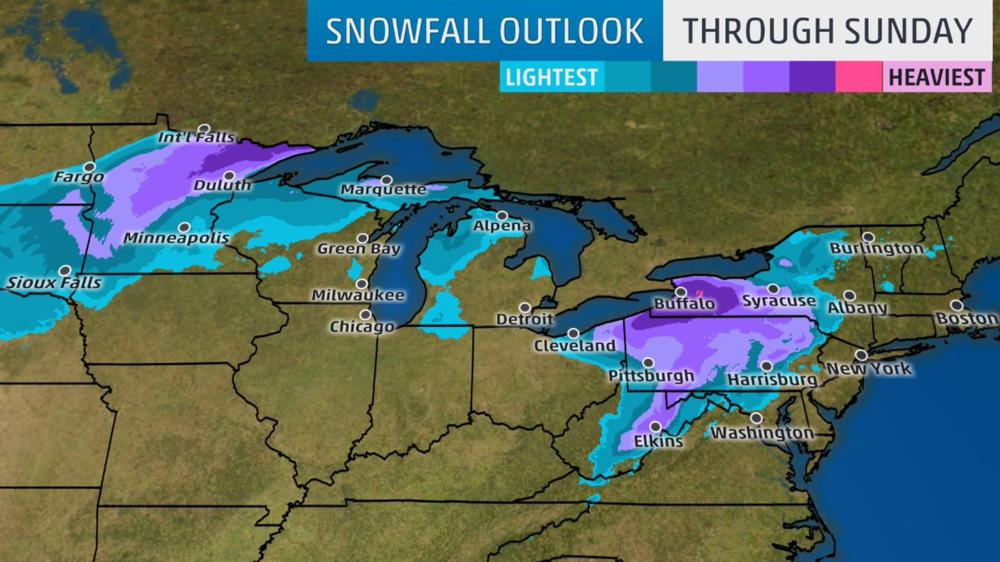 First measurable snowfall expected during weekend Chautauqua Today