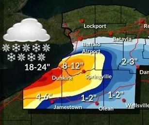 Heavy Lake Effect Snow Begins Today | Chautauqua Today