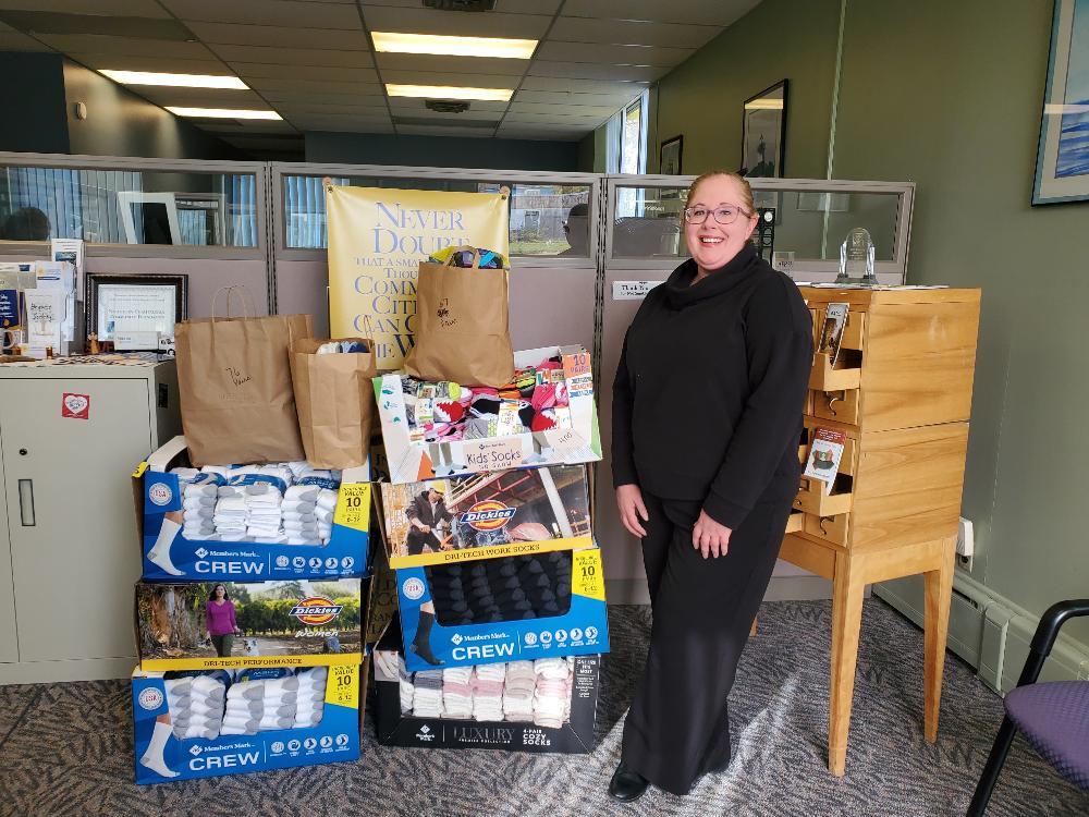 Thousands of Socks Collected for NCCF's Socktober Drive Chautauqua Today