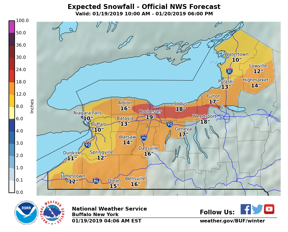 Winter Storm Harper to Hammer Region Today Chautauqua Today