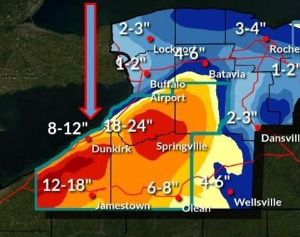 Lake Effect Snow Warning Issued, Beginning Wednesday Morning ...