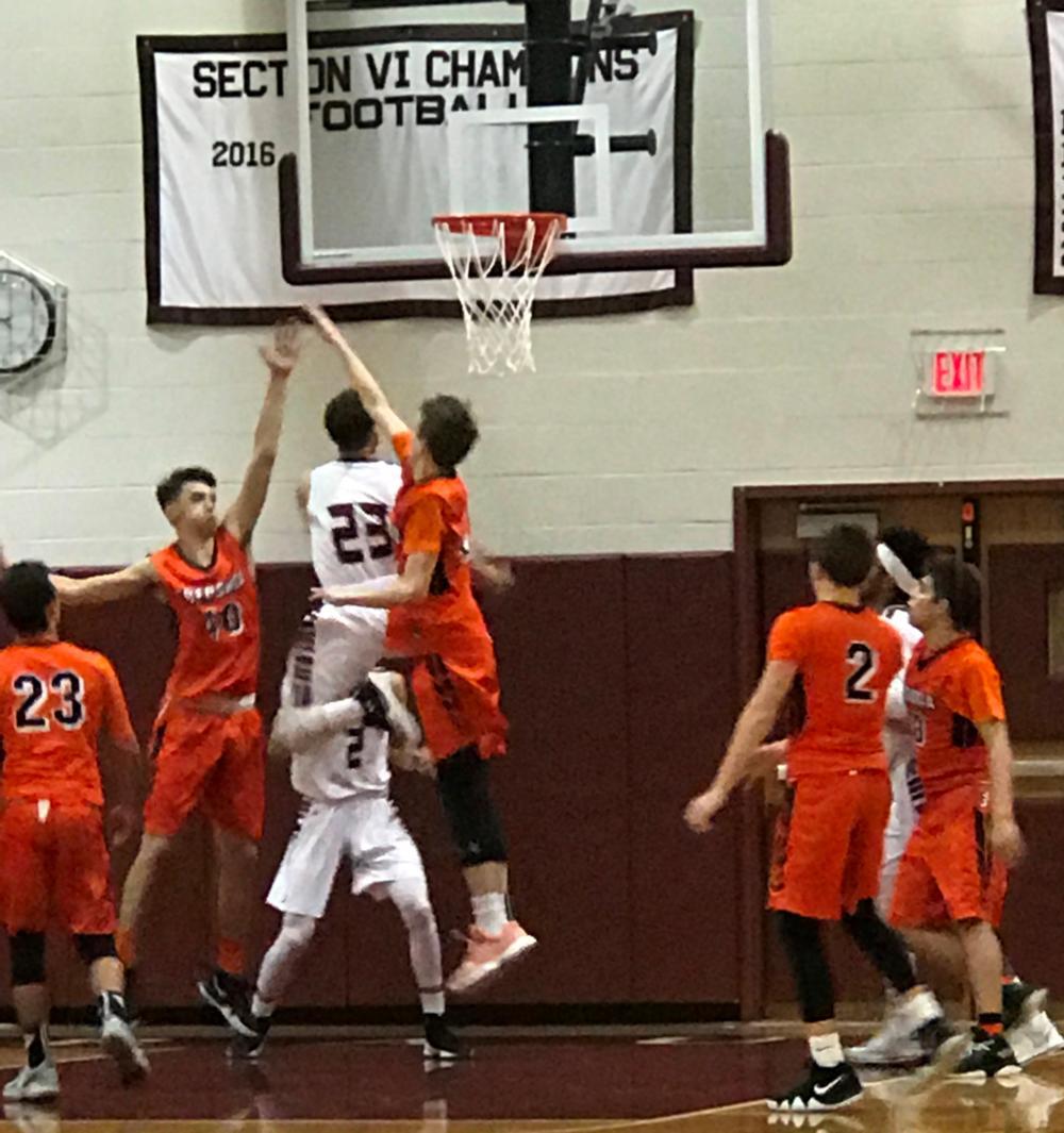 HS Basketball Dunkirk Boys Rally Late to Beat Fredonia Chautauqua Today