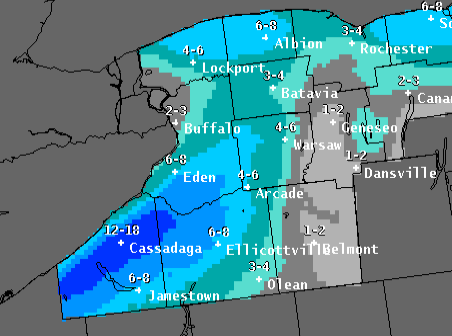 Lake effect snow to hit parts of the area later today | Chautauqua Today