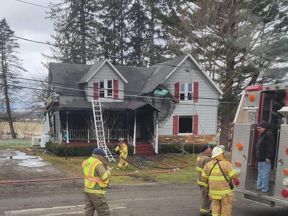 Morning Fire Damages House in South Dayton Chautauqua Today