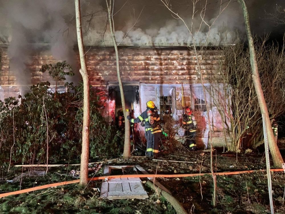 Firefighters Battle House Fires in Towns of Poland and Ripley