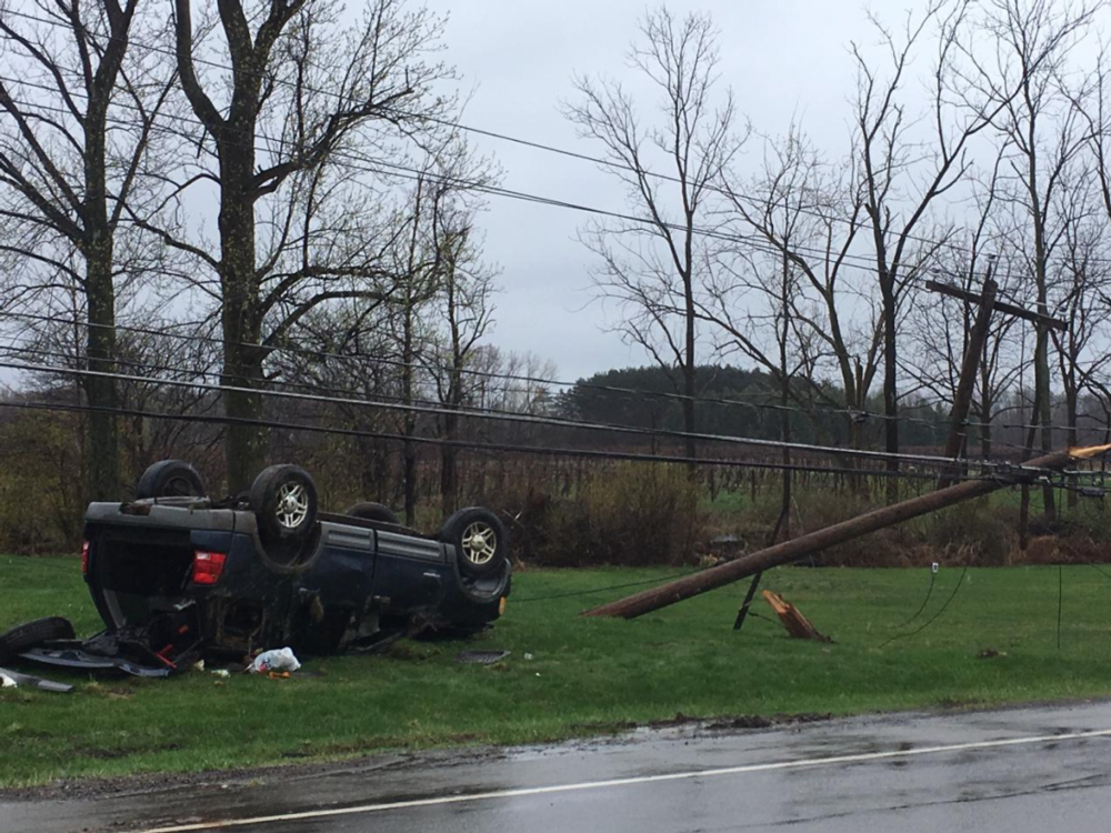 Police Respond to Rollover Crash on Route 39 Chautauqua Today