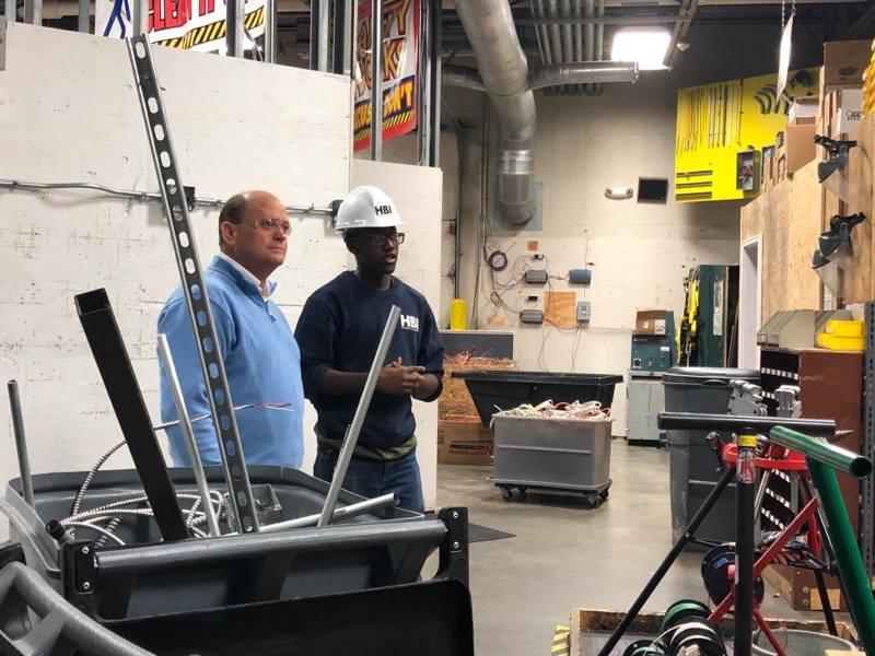 Reed visits Cassadaga Job Corps to learn about vocational program
