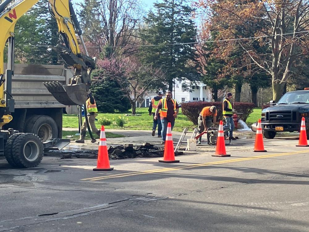 Village of Fredonia Reports Water Main Break on Central Avenue