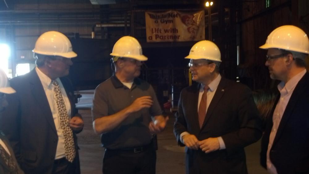 Reed Visits Dunkirk Specialty Steel Chautauqua Today