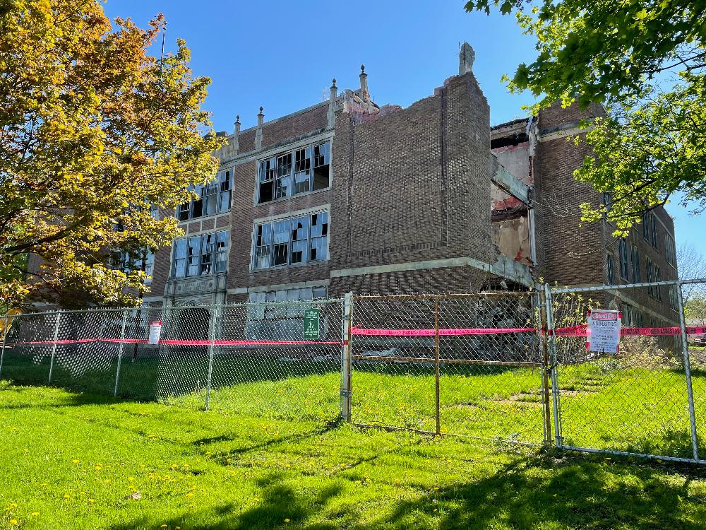 Demolition of Former Silver Creek High School Begins Chautauqua Today