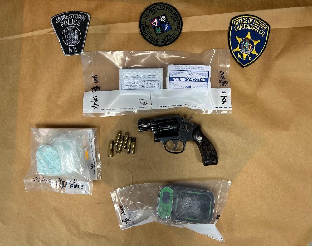 Jamestown Man Facing Weapon and Drug Counts After Street Check, Raid of ...