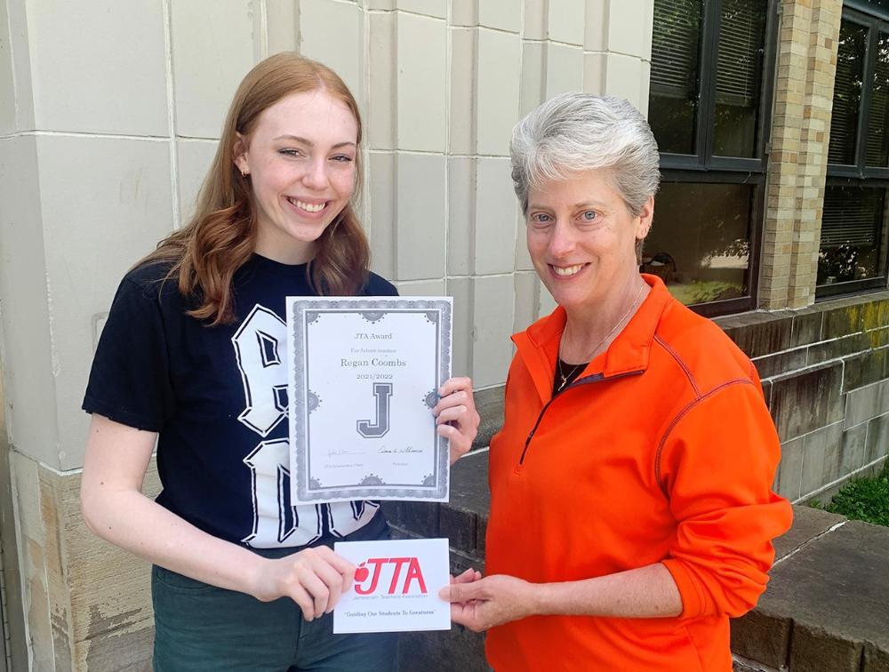 Jamestown Public Schools Announces JTA Scholarship Recipient