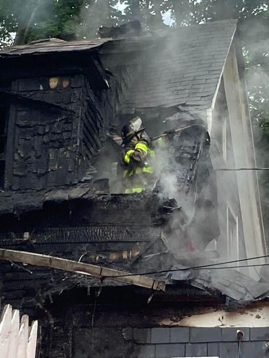 Firefighters respond to early morning house fire in Jamestown