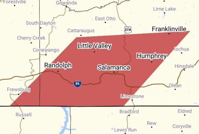 Severe Thunderstorm, Flash Flood Warnings Issued for SE Chautauqua ...