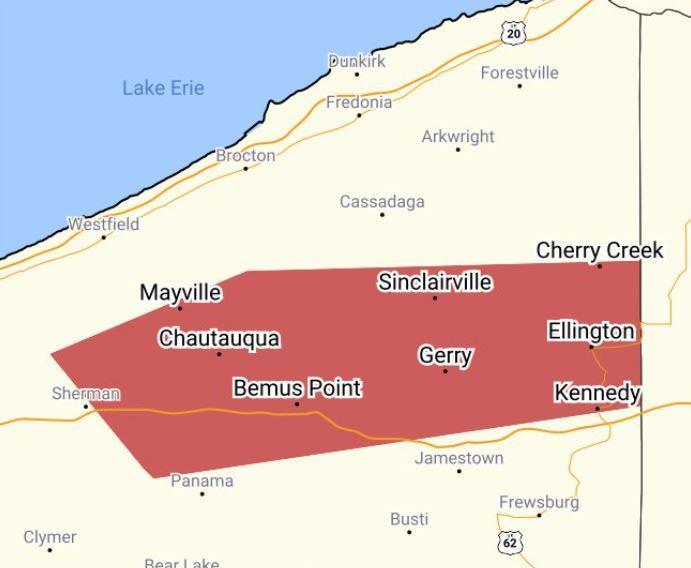 Flash Flood Warning for Southern Chautauqua County Until 7:15 PM ...