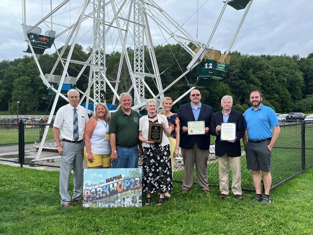 Midway State Park Honored by National Amusement Park Historical