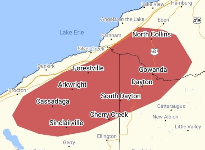 Flash Flood Warning Issued for Northeastern Chautauqua County Until 7: ...